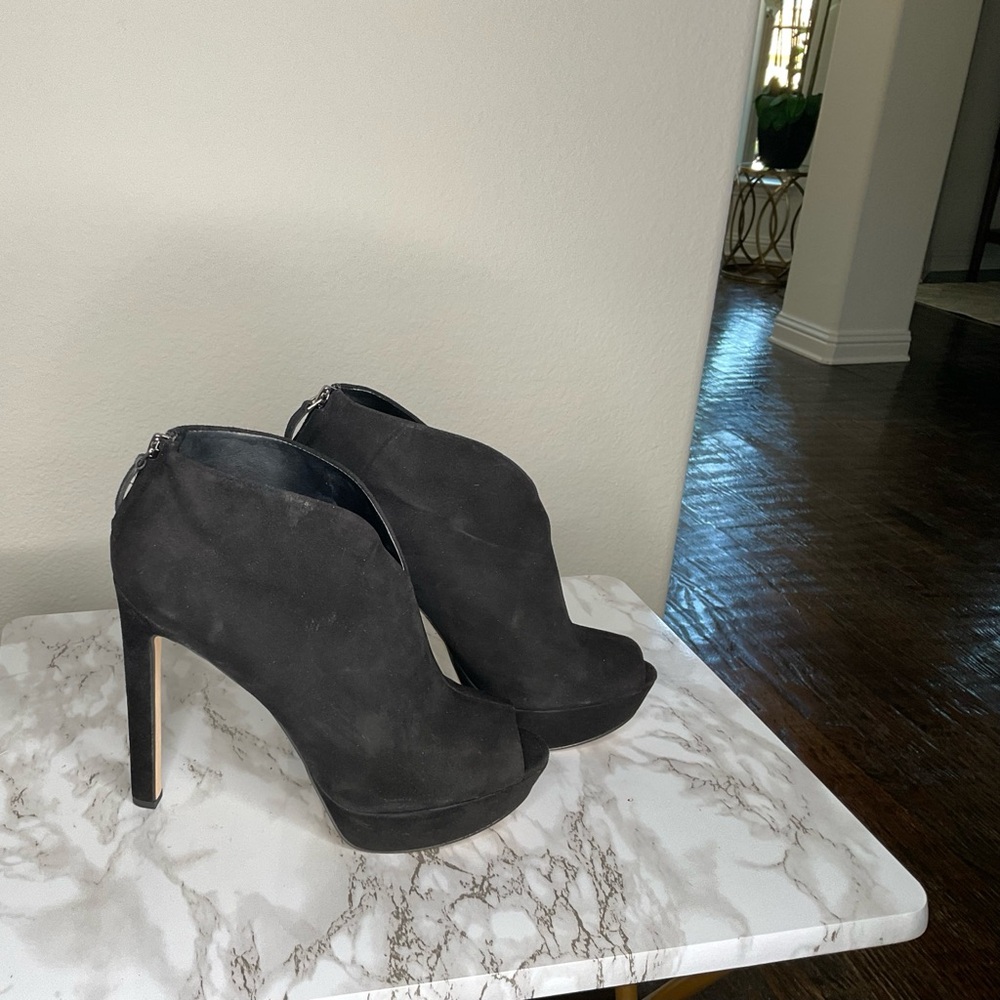 Nine West Black Heeled Boots